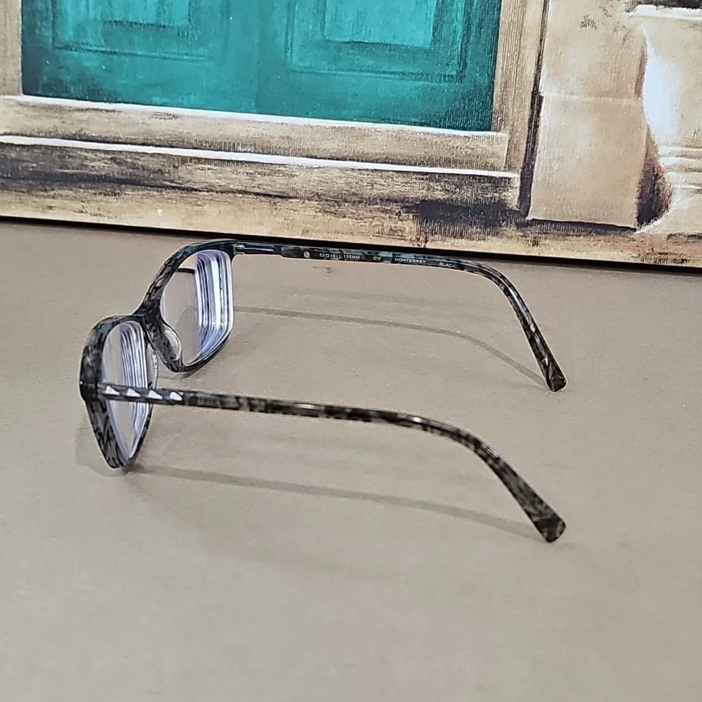 Ellen Tracy Monterrey Black Havana Cat Eye Plastic‎ Eyeglass Frame 52-15-135